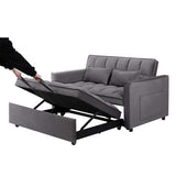 Fashionable Modern and Multi-functional Foldable Velvet Sofa Bed - Green
