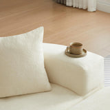 Multifunctional Round convertible Sofa Bed(Compressed Packaging) - Beige