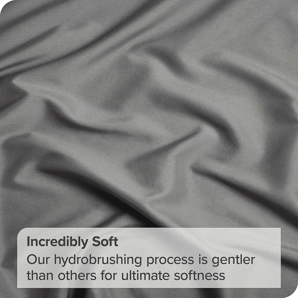 4 Piece Bed Sheet Set- Bedding Sheets & Pillowcases -Breathable Bedding - Wrinkle, Fade, Stain Resistant-Deep Pocket Flat Fitted Bed Sheet Set(Grey,Double)