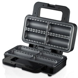 Electric Sausage Roll Maker with Non-Stick Dual-Sided Heating Plates, 800W Compact Countertop Appliance for Homemade Pastries, Savory Snacks and Breakfast Treats (Black)