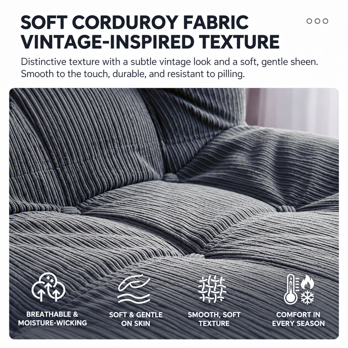 Convertible Folding Sofa Bed Pumpkin Design Corduroy Fabric Two-in-One Lounger for Living Room Bedroom Small Apartments Guest Room Daily Relaxation and Overnight Sleeping (Green)