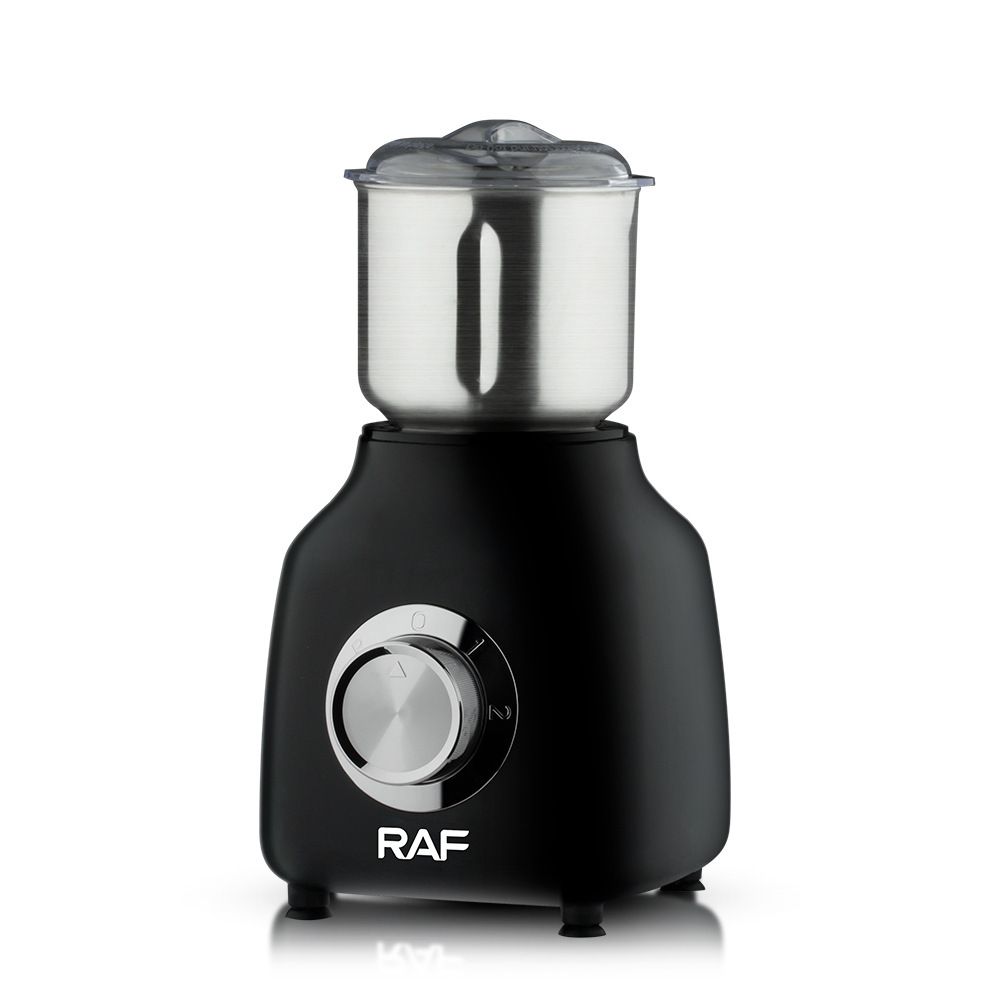 3-in-1 Electric Blender with Stainless Steel Jars, 350W Motor for Smoothies, Grinding, and Baby Food Prep in Home Kitchens (Black)