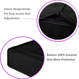 Weatherproof Outdoor TV Cover for Wall-Mounted Flat Screens – Waterproof, Dustproof, and UV-Resistant Protection for Patio, Balcony, and Garden Entertainment Areas (80"-85"(191x114×13cm), Grey)
