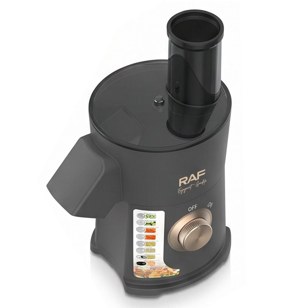 8-in-1 Electric Vegetable Chopper with 700W Motor, Multi-Function Food Processor for Slicing, Shredding, Dicing, Grating, and French Fry Cutting in Home Kitchens (DarkGrey)
