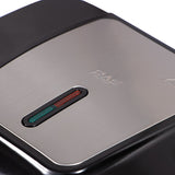 6-in-1 Electric Sandwich Maker with Interchangeable Non-Stick Plates for Waffles, Paninis, Donuts, Madeleines and Nut Snacks, Compact Countertop Press for Quick Family Meals and Breakfast (Black)