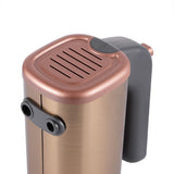 Handheld Electric Mixer with 5-Speed Control and Stainless Steel Attachments for Baking, Whipping Cream, Beating Eggs, and Kneading Dough in Home Kitchens (Champagne)