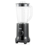 Four-in-One Electric Food Processor Blender with Multi-Function Cups for Juicing, Meat Grinding, Coffee Bean Milling and Baby Food Prep in Home Kitchens (Black)