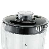 Four-in-One Electric Food Processor Blender with Multi-Function Cups for Juicing, Meat Grinding, Coffee Bean Milling and Baby Food Prep in Home Kitchens (Black)