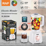 Versatile Electric Blender and Grinder for Home Kitchen, Smoothies, Baby Food, Coffee Beans, and Dry Ingredients with Stainless Steel Blades (Orange)