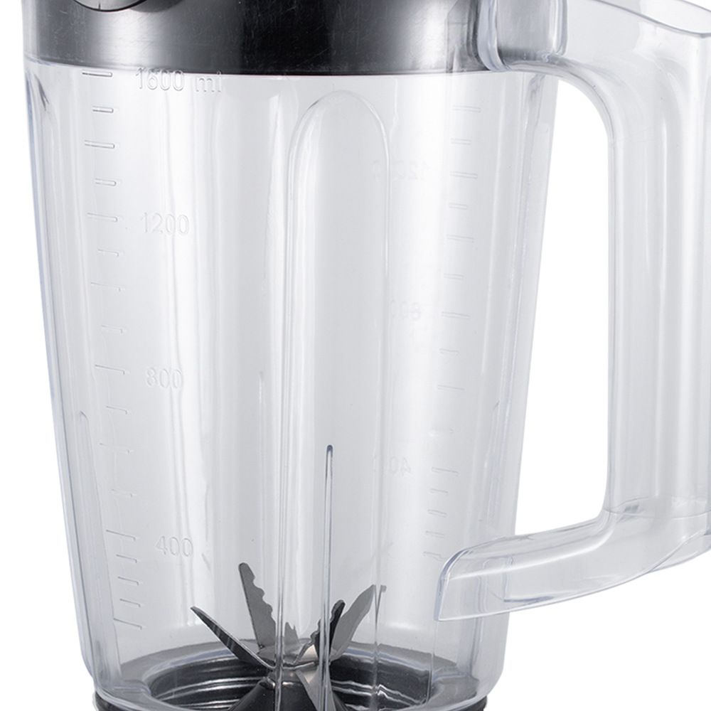 Versatile Electric Blender and Grinder for Home Kitchen, Smoothies, Baby Food, Coffee Beans, and Dry Ingredients with Stainless Steel Blades (White)