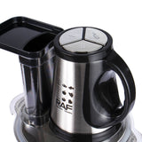 Multifunctional Electric Food Processor and Meat Grinder with 3.0L Stainless Steel Bowl, 300W Powerful Motor for Chopping, Slicing, Shredding, and Mixing Tasks in Everyday Home Cooking (Silver)