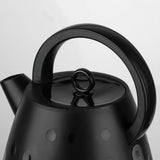 Electric Kettle 2L Large Capacity Rapid Boil Water Heater with Wide Top Handle and Clear Water Level Window for Home Office Tea and Coffee (Black)