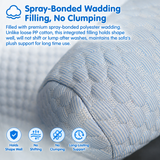 Cooling Pet Sofa Bed for Cats and Dogs, Breathable Ice Silk Bean Fabric with Supportive Edges, Removable Washable Cover, Non-Slip Bottom, Ideal for Summer Lounging in Living Rooms and Bedrooms (Light Grey, M)