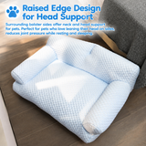 Cooling Pet Sofa Bed for Cats and Dogs, Breathable Ice Silk Bean Fabric with Supportive Edges, Removable Washable Cover, Non-Slip Bottom, Ideal for Summer Lounging in Living Rooms and Bedrooms (Light Grey, XL)