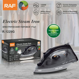 Handheld Electric Steam Iron with Ceramic Non-Stick Soleplate, 1200W Fast Heating for Garment Wrinkles, Vertical and Horizontal Steaming for Home Laundry, Travel, and Daily Fabric Care (Black)