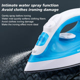 Handheld Electric Steam Iron with Ceramic Non-Stick Soleplate, 1200W Fast Heating for Garment Wrinkles, Vertical and Horizontal Steaming for Home Laundry, Travel, and Daily Fabric Care (Blue)