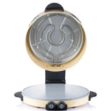 RAF Electric Pizza Maker with Non-Stick Baking Pan, 2200W Countertop Pizza Oven for Home Kitchen, Adjustable Temperature and Timer, Even Heating, Easy to Clean, Multi-Purpose Griddle for Pizza and More (White)