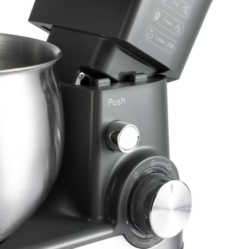 Versatile Stand Mixer with 4.0L Stainless Steel Bowl and 1600W Motor for Home Baking, Dough Kneading, Whipping, and Mixing Tasks (Blue)