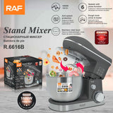 Versatile Stand Mixer with 4.0L Stainless Steel Bowl and 1600W Motor for Home Baking, Dough Kneading, Whipping, and Mixing Tasks (Grey)