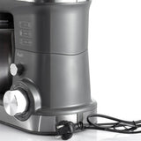 Versatile Stand Mixer with 4.0L Stainless Steel Bowl and 1600W Motor for Home Baking, Dough Kneading, Whipping, and Mixing Tasks (Grey)