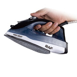 1200W Automatic Steam Iron with Ceramic Soleplate for Home Laundry, Garment Wrinkle Removal, Vertical Steaming, Spray and Self-Cleaning Functions (RoyalBlue)
