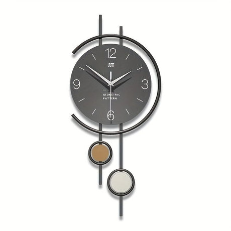 Gray (Gold) Gold Geometric Wall Clock Modern Wall Clock Home Decor Clock Silent Clock