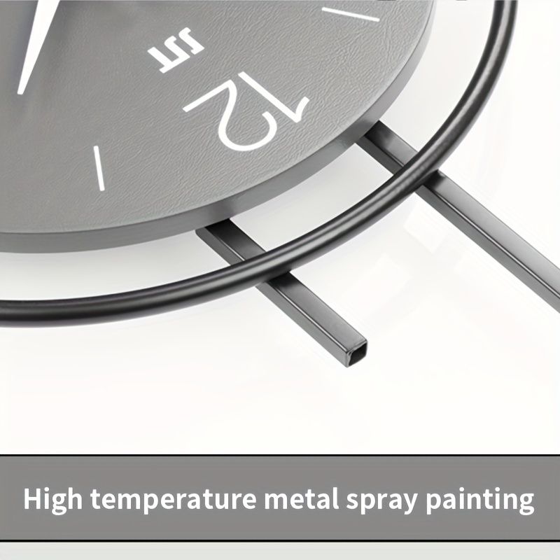 Gray 金色(Gold) Gold Geometric Wall Clock Modern Wall Clock Home Decor Clock Silent Clock