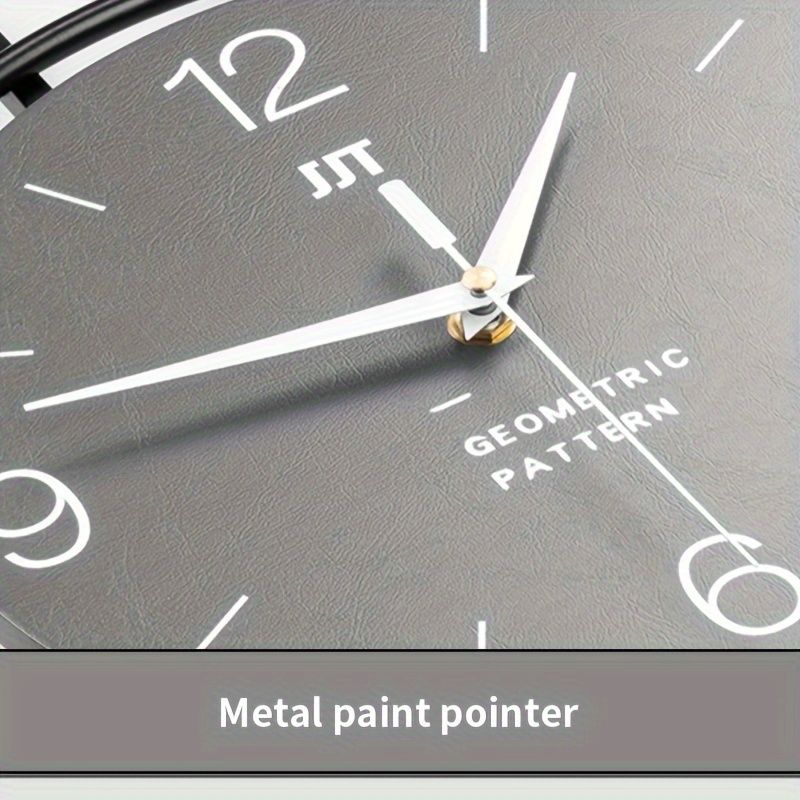 Gray 金色(Gold) Gold Geometric Wall Clock Modern Wall Clock Home Decor Clock Silent Clock