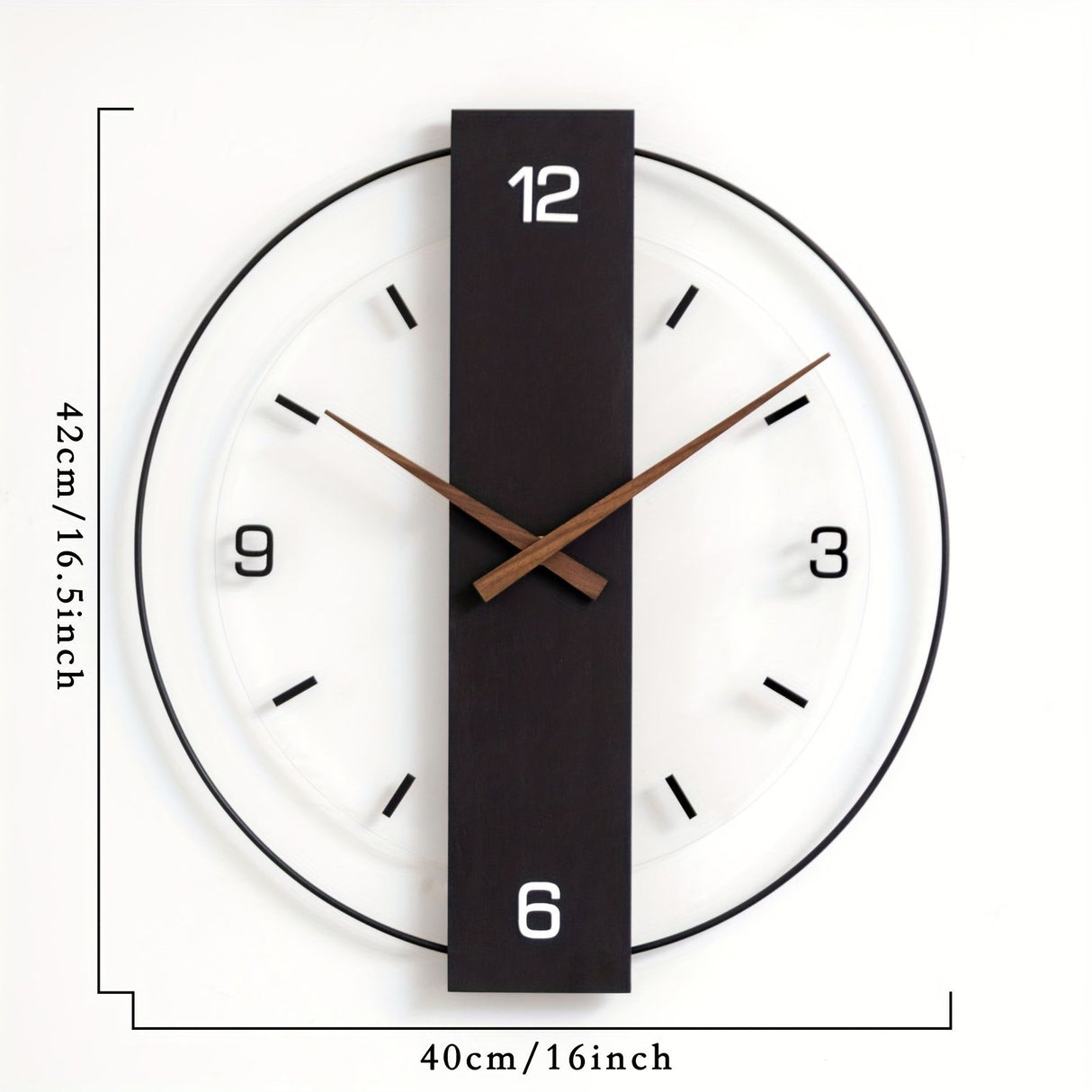 Black Gray Modern Wall Clock Silent Clock Minimalist Wall Clock Home Decor Australia