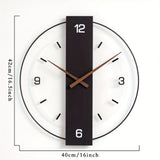 Black Gray Modern Wall Clock Silent Clock Minimalist Wall Clock Home Decor Australia