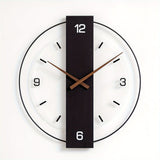 Black Gray Modern Wall Clock Silent Clock Minimalist Wall Clock Home Decor Australia