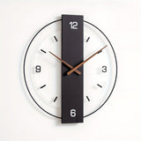 Black Gray Modern Wall Clock Silent Clock Minimalist Wall Clock Home Decor Australia