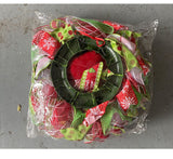Christmas Green Monster Leg Wreath Door Hanging Decoration Holiday Front Door Decor Outdoor Christmas Ornament