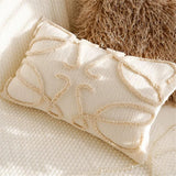 Coquette Throw Pillow Cover 12x 20in, Neutral Pillow Cushion Cases,Farmhouse Modern Decorative Pillows for Bed, Outdoor Couch Bedroom Car Cream（Only pillow cover）