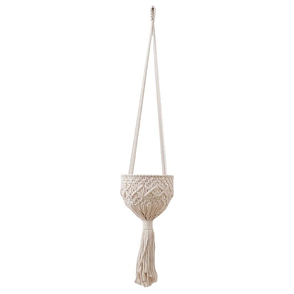 Handmade Hanging Planter for Indoor/Outdoor Plants, Basket Plant Holder, Flower Basket for Kitchen Home Decoration