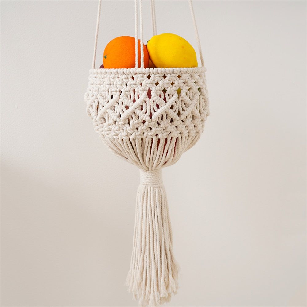 Handmade Hanging Planter for Indoor/Outdoor Plants, Basket Plant Holder, Flower Basket for Kitchen Home Decoration