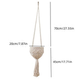 Handmade Hanging Planter for Indoor/Outdoor Plants, Basket Plant Holder, Flower Basket for Kitchen Home Decoration
