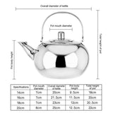 Kitchenware for Home and Office with Infuser Filter, Coffee Teapot, Kettles, Oolong Green Tea Pitcher