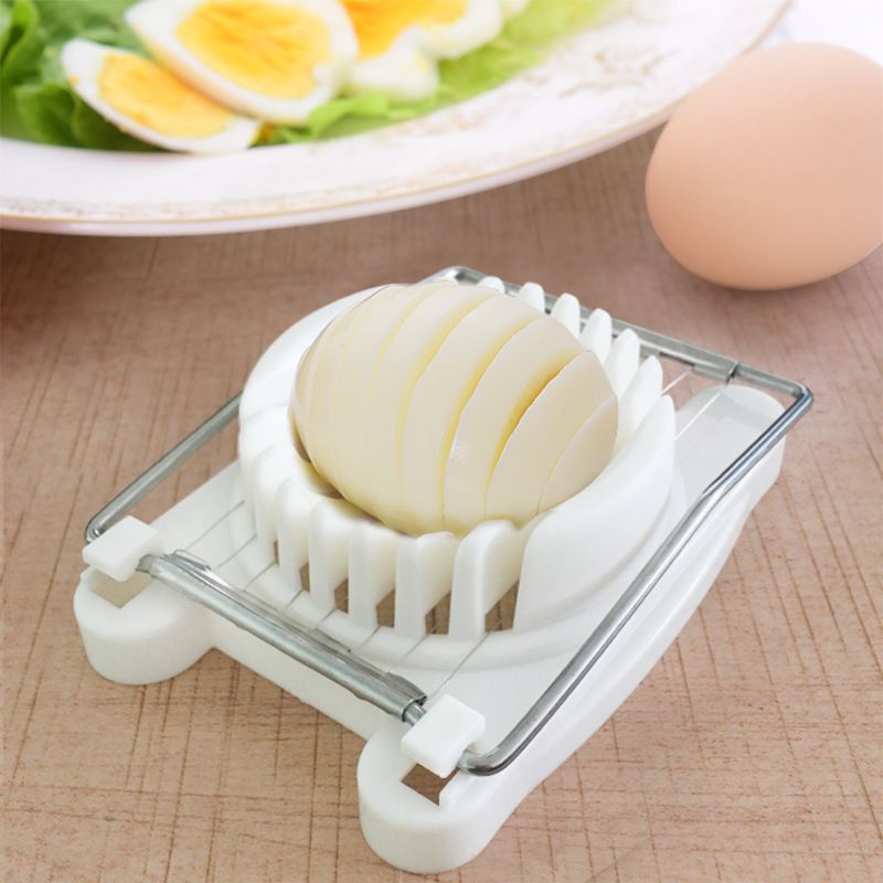 Egg slicer heavy-duty aluminum stainless steel wire egg knife portable kitchen tool multi-purpose wire egg knife
