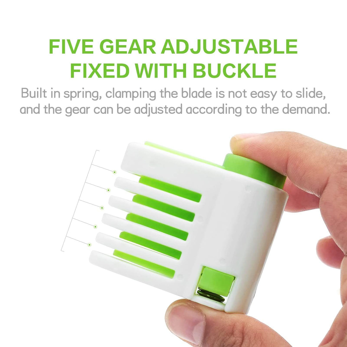 DIY Cake Slicer, Stratification Auxiliary Bread Slice, Toast Cut, 5 Layers Leveler Slicer, Kitchen Fixator Tool Green