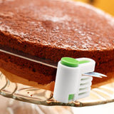 DIY Cake Slicer, Stratification Auxiliary Bread Slice, Toast Cut, 5 Layers Leveler Slicer, Kitchen Fixator Tool Green