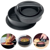 Hamburger press and meat patty making machine supports non stick and adjustable use, while the slider press is used to fill hamburgers.