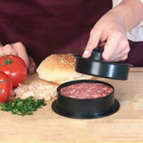 Hamburger press and meat patty making machine supports non stick and adjustable use, while the slider press is used to fill hamburgers.