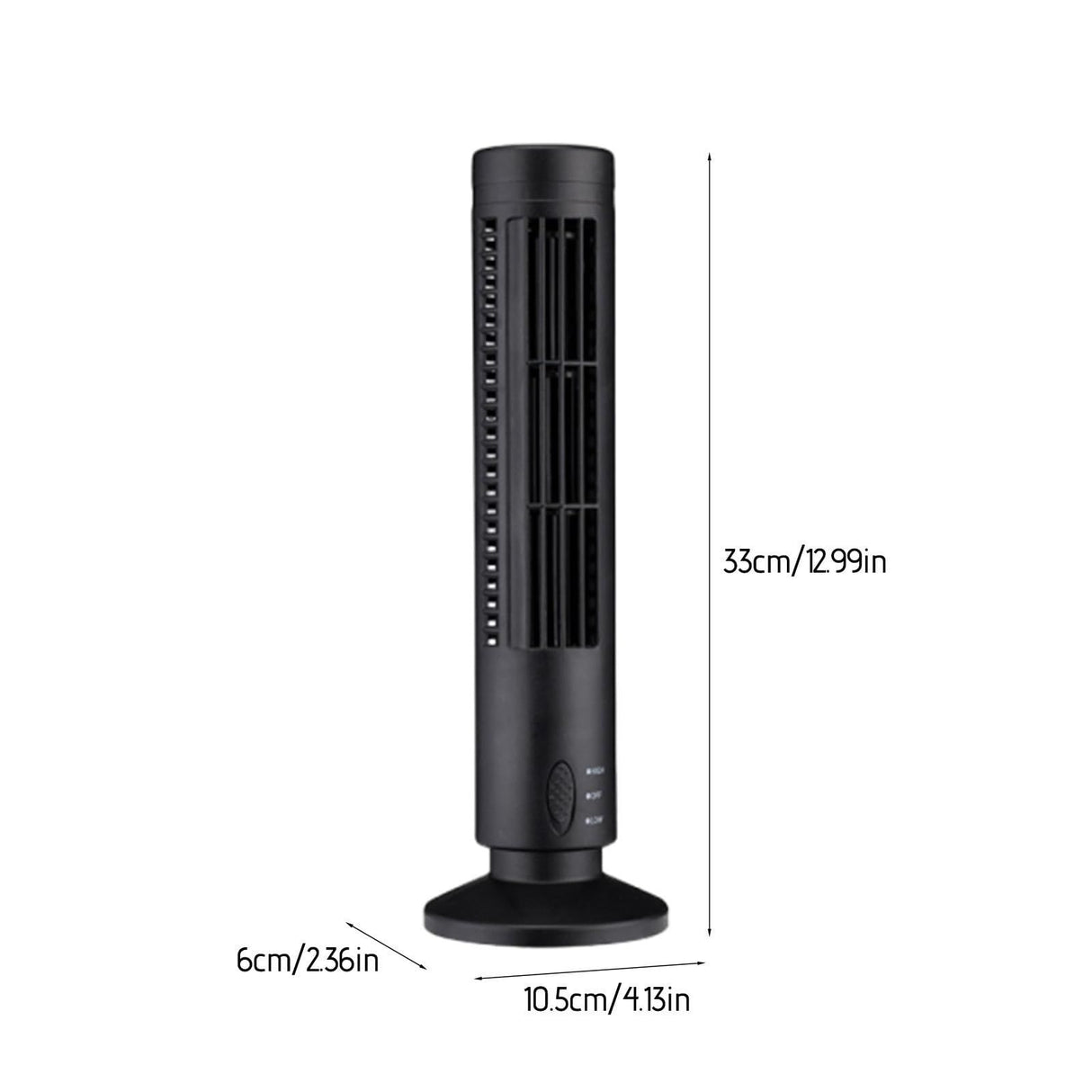 Fan Electric Fan Mini Portable Vertical Air Conditioner Bedroom Air Circulation Cooler Home Suitable For Home Office (Black),