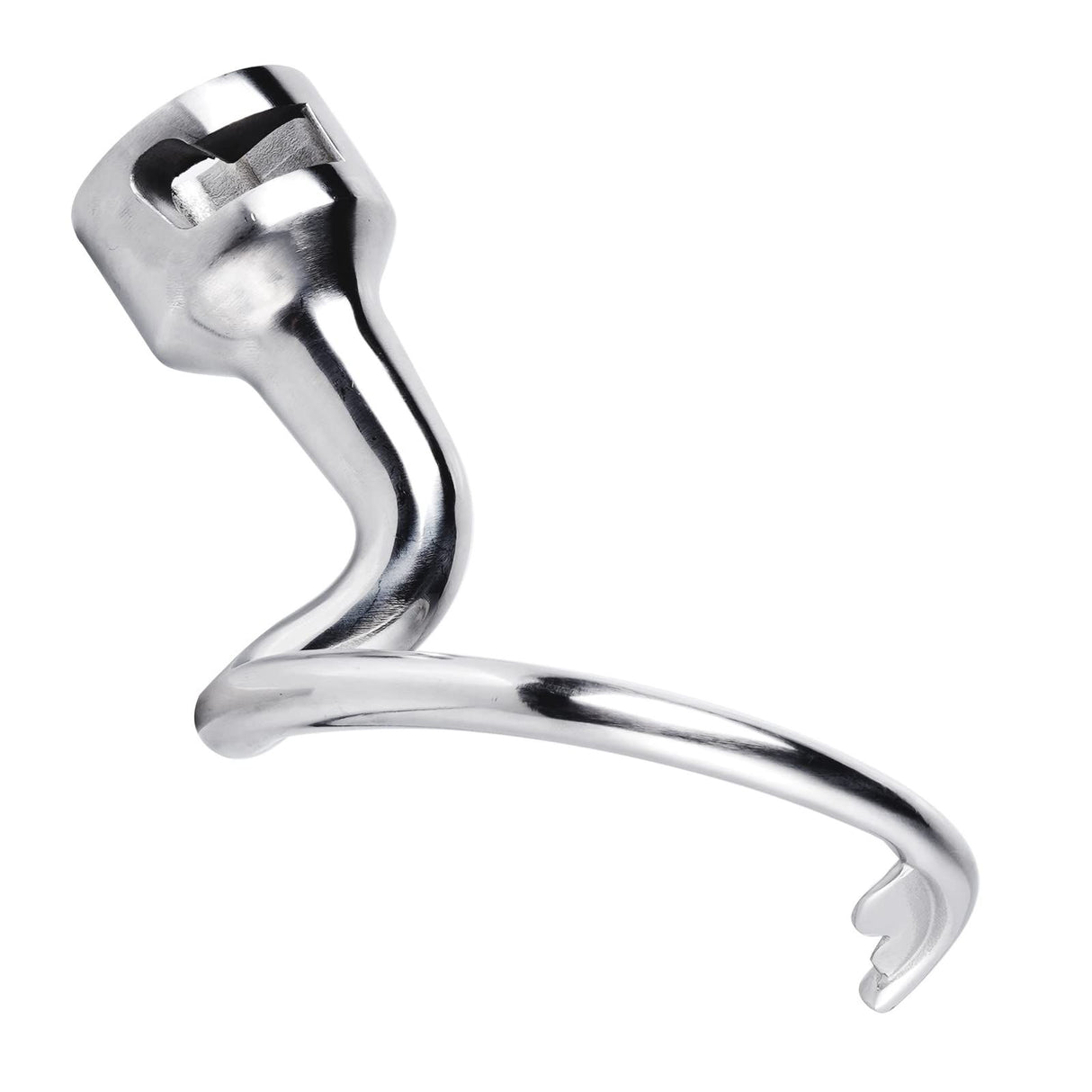 Stainless Steel Spiral Dough Hook Attachment Tilt-Head Stand Mixer, Dough Hook, Dishwasher Safe, Mixer Accessory