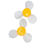 2 pcs Toy Soft Fan Blade, Three Blade Propeller Light in Weight Wear Resistant High Durability for Mini Fan for Scientific