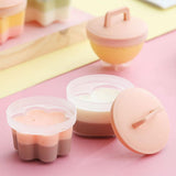 Egg Poacher, 4 Pcs Egg Cooker Cups Egg Steamer with Lid and Oil Brush, Individual Egg Boiler for Breakfast, Hard Boiled