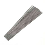 100pcs Silver stainless steel Sign off, high silicon level promotes low fuming that can be easily machined- 2.0 * 35cm