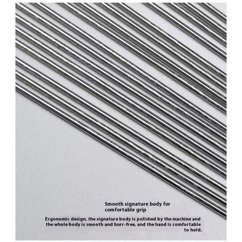 100pcs Silver stainless steel Sign off, high silicon level promotes low fuming that can be easily machined- 2.0 * 35cm