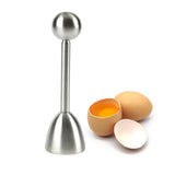 Stainless Steel Egg Cracker Topper Cutter Egg Cracker Opener Shell Separator Remover Egg Cutting Tool for Hard Soft Boiled Eggs